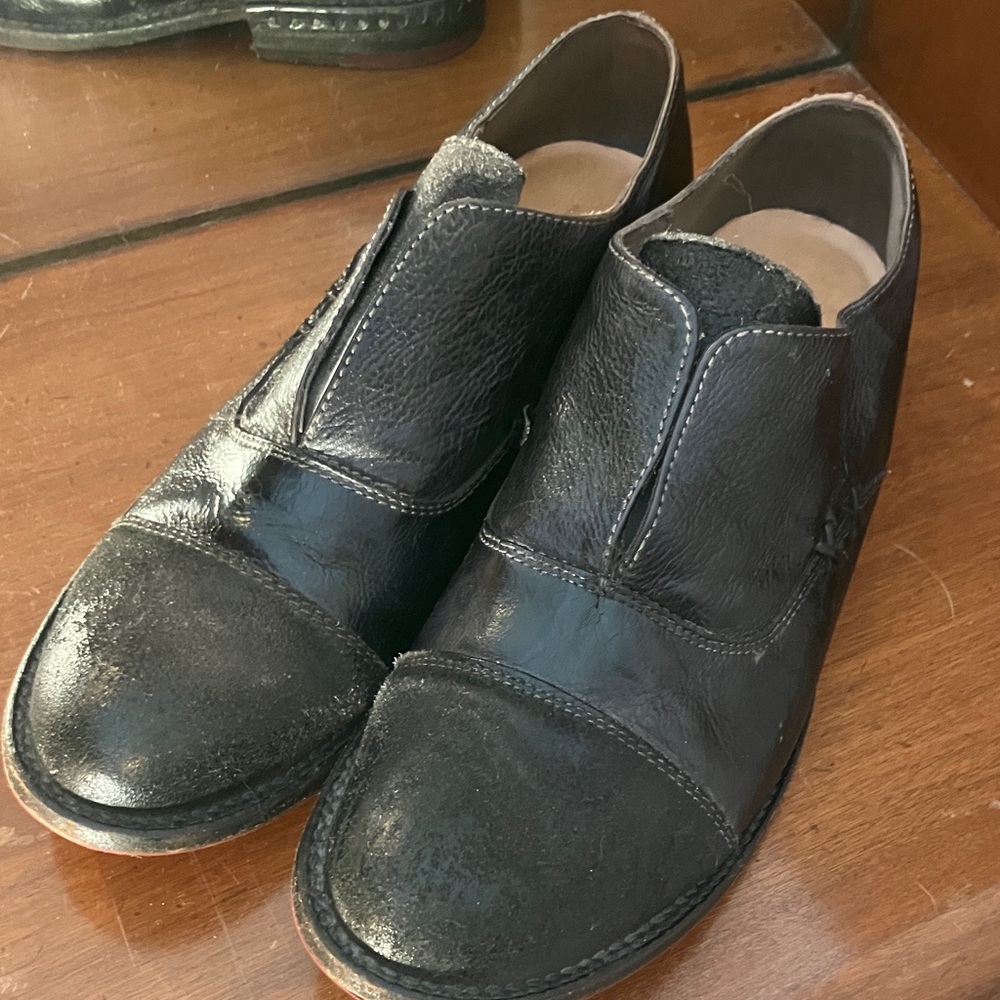 BED|STU Black Leather Chukka Boots